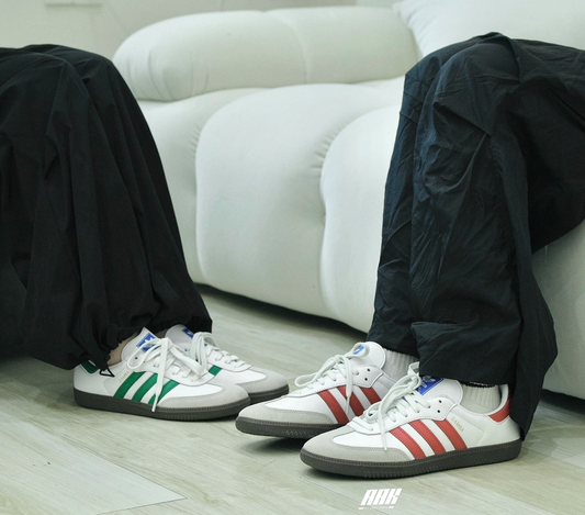 Giày Adidas Samba OG ‘White Better Scarlet’ IG1025 - Ảnh 2