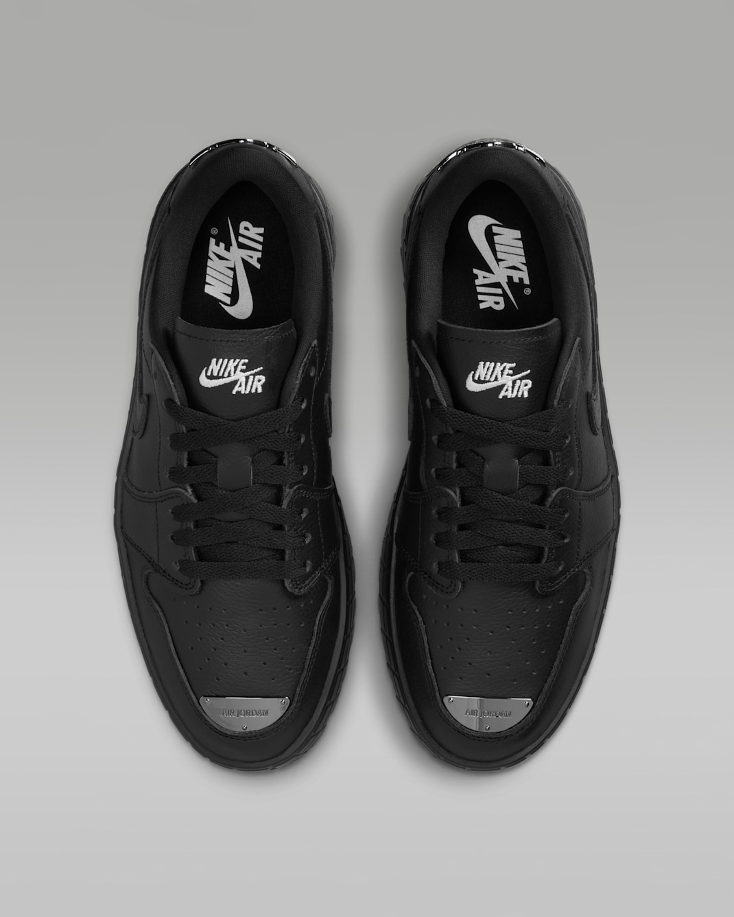 Giày Nike Air Jordan 1 Low Brooklyn 'Black' HF3184-001 - Ảnh 5