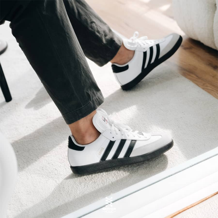 Giày Adidas Samba Classic 'White' 772109 - Ảnh 13
