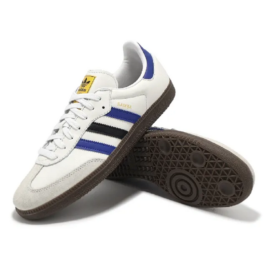 Giày Adidas Samba OG Crystal 'White Active Blue Black' ID1381 - Ảnh 2