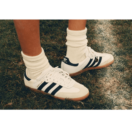 Giày Adidas Samba OG Sporty & Rich 'White Black' HP3354 - Ảnh 2