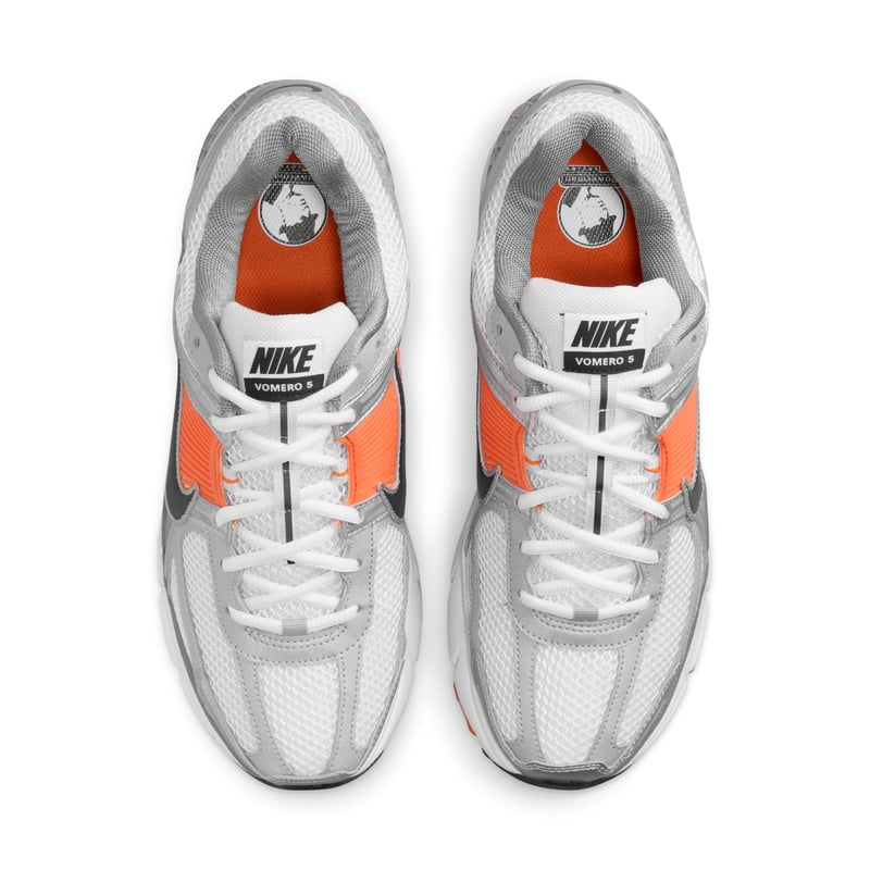 Giày Nike Air Zoom Vomero 5 ‘Platinum Tint Safety Orange’ FJ4151-002 - ảnh 4 | 23TRK