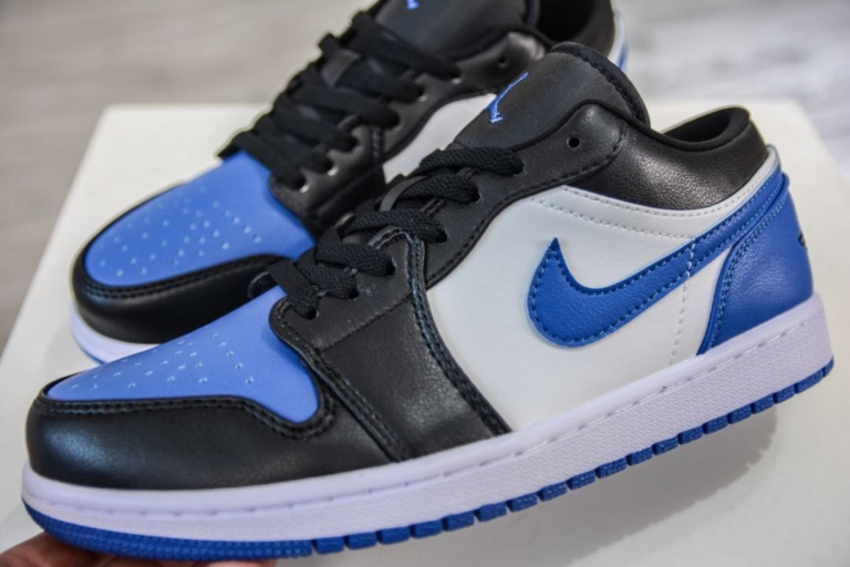 Giày Nike Air Jordan 1 Low ‘Royal Toe’ 553558-140 - Ảnh 5