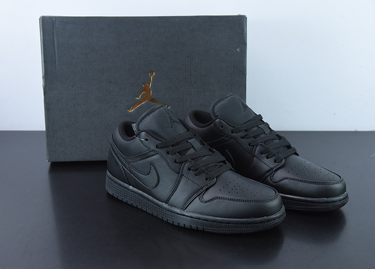 Giày Nike Air Jordan 1 Low 2022 'Triple Black' 553558-093 - Ảnh 2