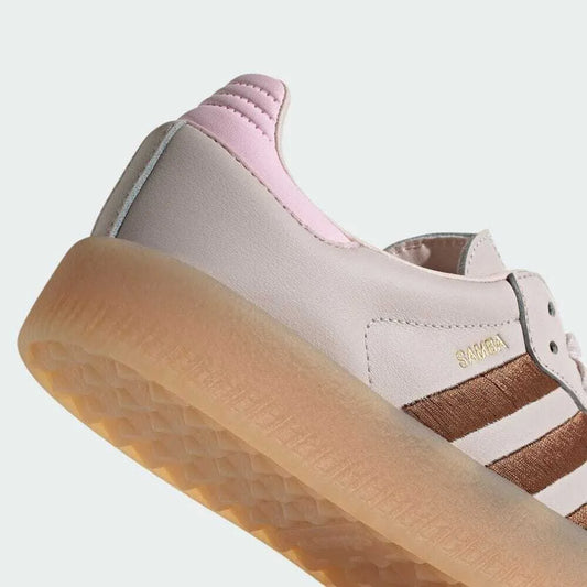 Giày Adidas Samba Vegan Light Pink Brown ID3737 - Ảnh 2