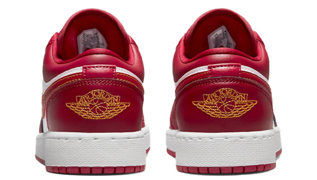 Giày Nike Air Jordan 1 Low 'Cardinal Red' 553558-607 - Ảnh 8