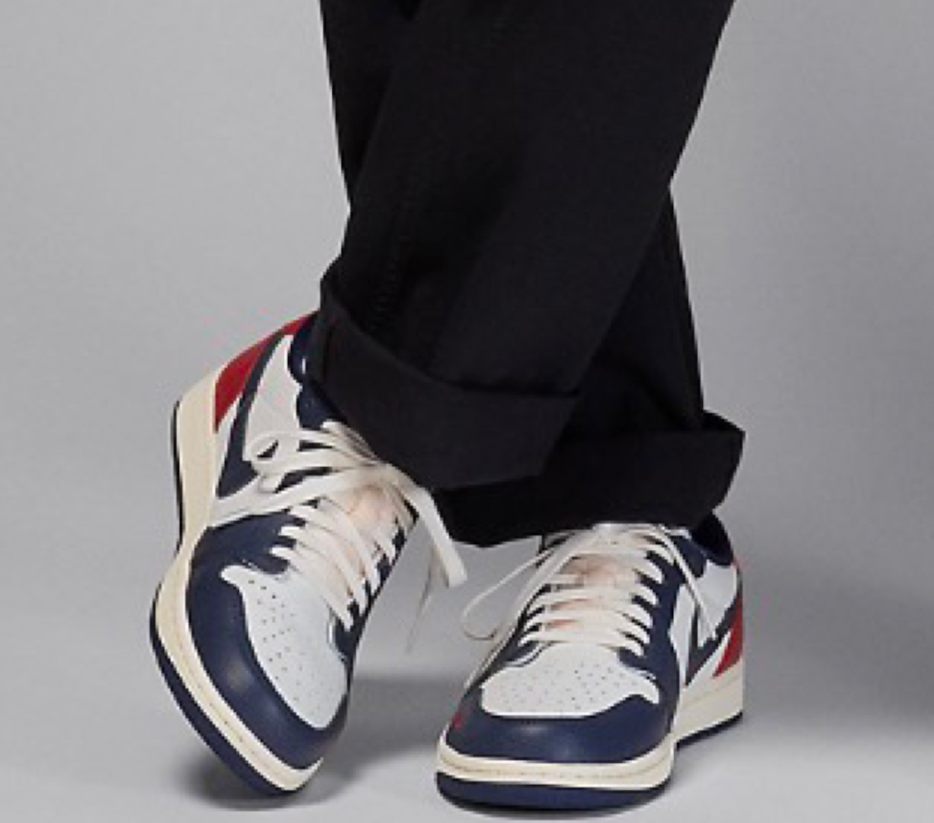 Giày Nike Air Jordan 1 Retro Low OG 'Howard University' HQ2993-100 - Ảnh 4