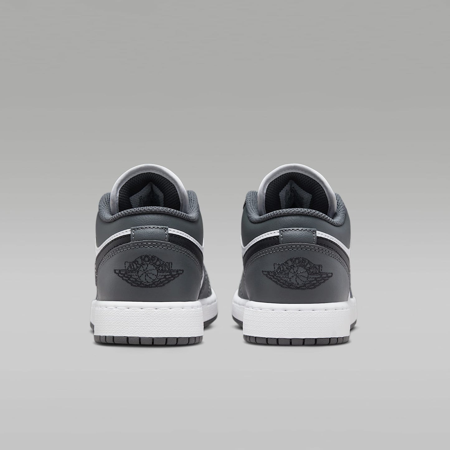 Air Jordan 1 Low White / Iron Grey / Black 553560-152 image 6
