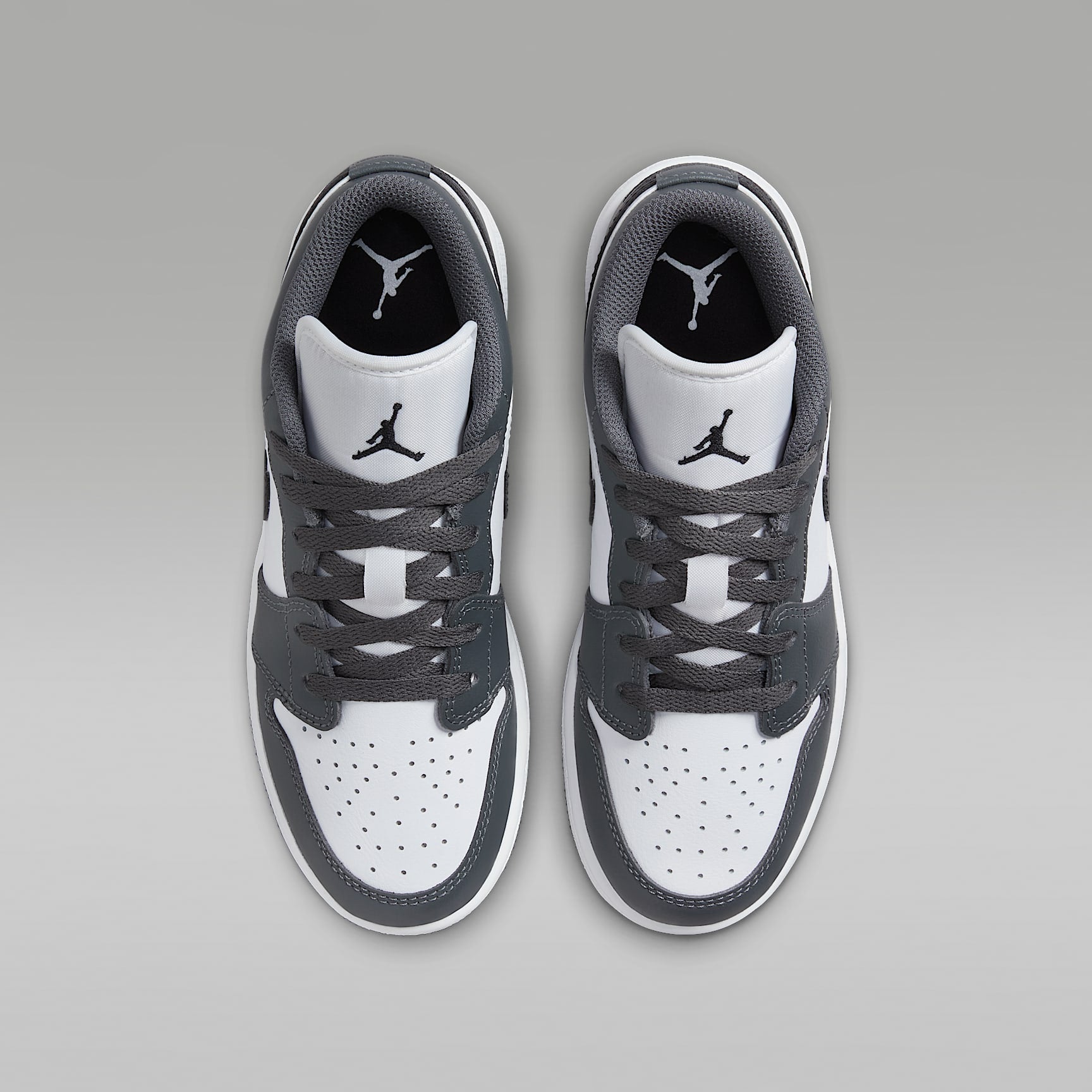 Air Jordan 1 Low White / Iron Grey / Black 553560-152 image 14