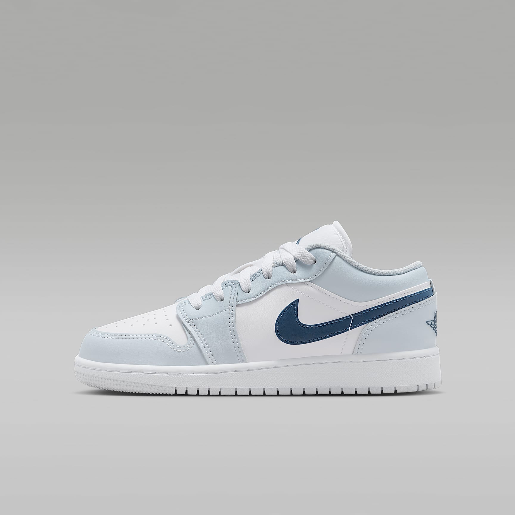 Air Jordan 1 Low White / Iron Grey / Black 553560-152 image 12