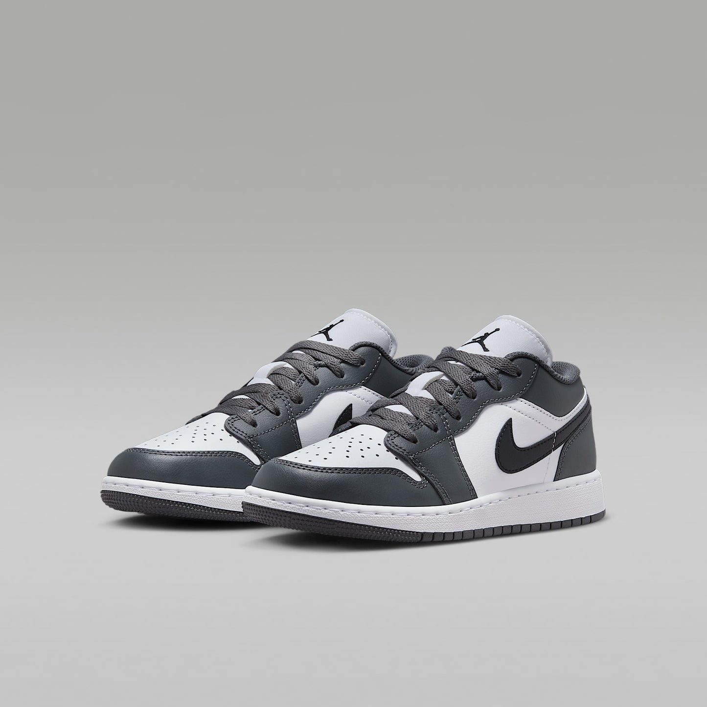 Air Jordan 1 Low White / Iron Grey / Black 553560-152 image 2