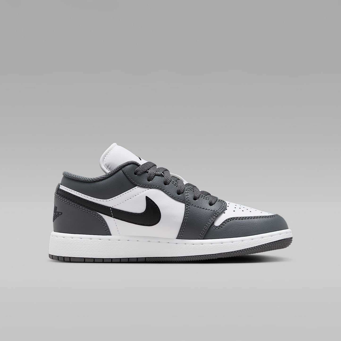 Air Jordan 1 Low White / Iron Grey / Black 553560-152 image 7