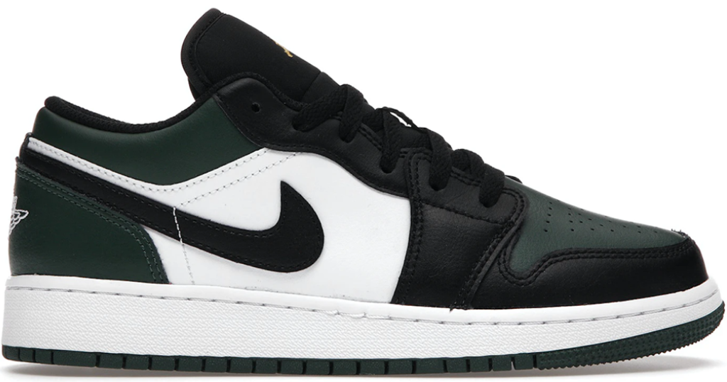 Giày Nike Air Jordan 1 Low GS ‘Green Toe’ 553560-371 - 23trk.com