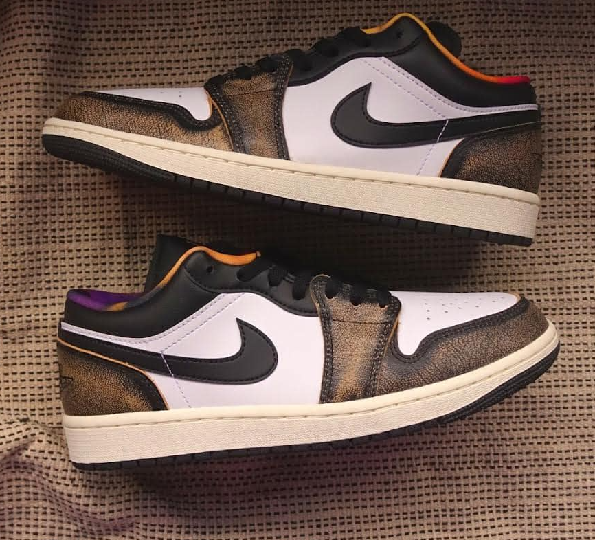 Giày Nike Air Jordan 1 Low 'White Sail' DQ8422-001 - Ảnh 8