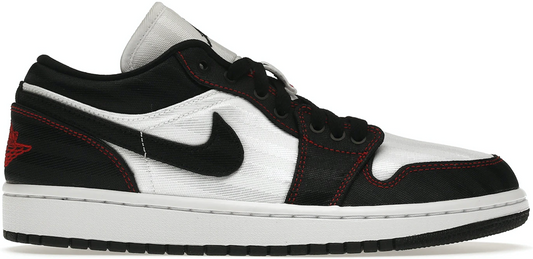 Giày Nike Wmns Air Jordan 1 Low SE Utility ‘White Black Red’ DD9337-106 - 23trk.com