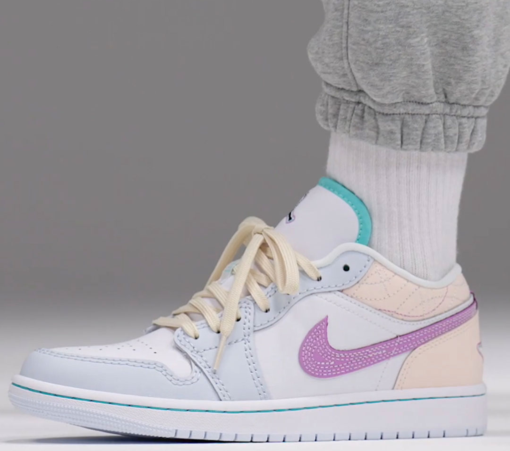 Giày Nike Air Jordan 1 Low ‘Multi Color Sashiko’ FV3623-151 - Ảnh 2
