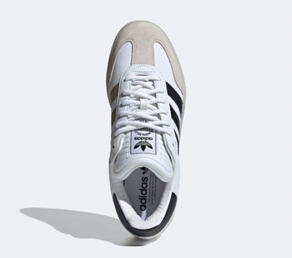 Giày Adidas Su Yiming x Samba XLG 'White Gold Black' IH8643 - Ảnh 6