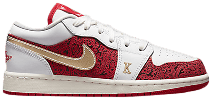 Giày Nike Air Jordan 1 Low SE GS ‘Spades’ DJ5186-100 - 23trk.com
