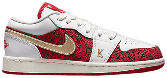 Giày Nike Air Jordan 1 Low SE GS ‘Spades’ DJ5186-100 - 23trk.com