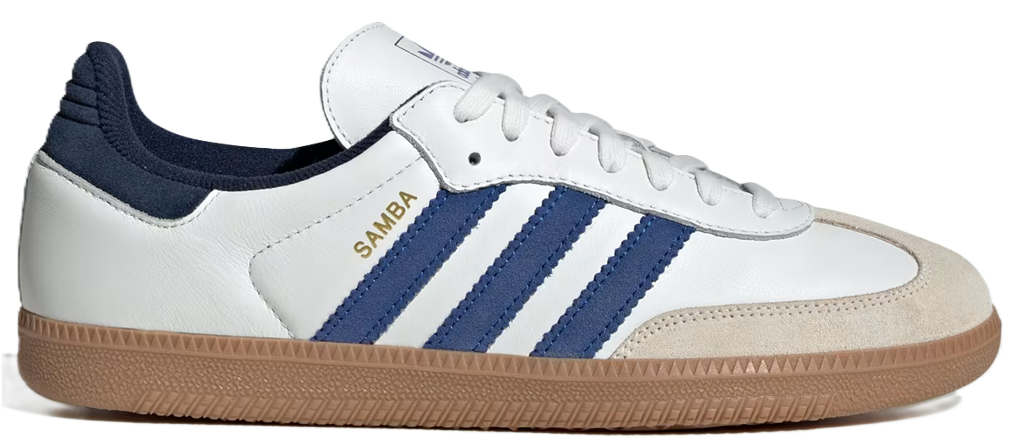 Giày Adidas Samba OG ‘White Royal Blue Night Indigo’ JH5632 - 23trk.com