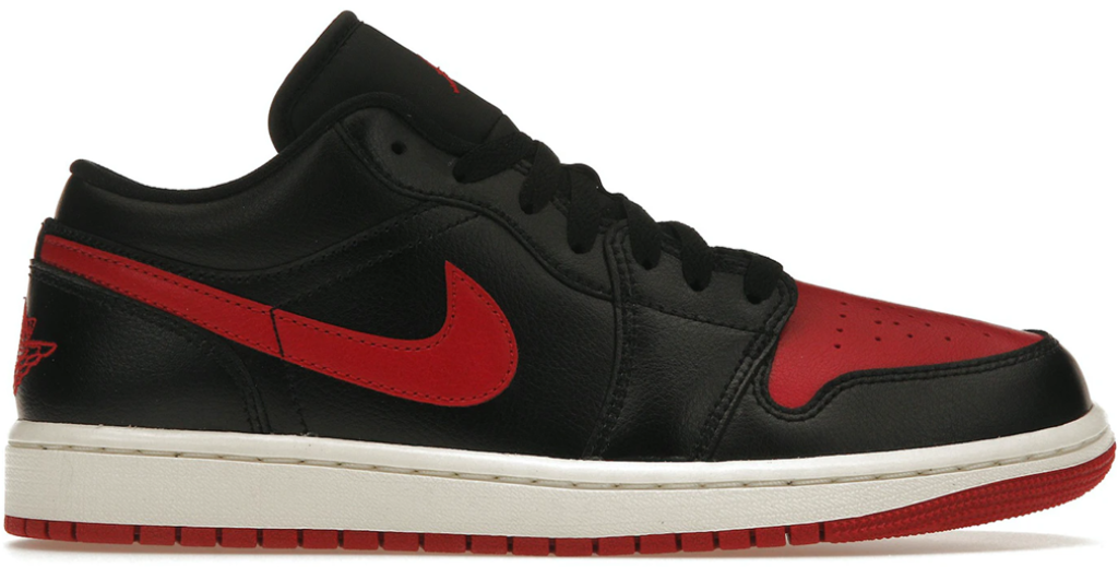 Giày Nike Air Jordan 1 Low ‘Bred Sail’ DC0774-061 - 23trk.com