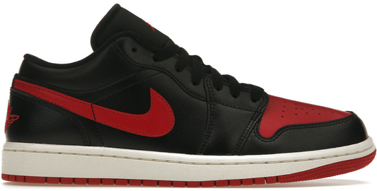 Giày Nike Air Jordan 1 Low ‘Bred Sail’ DC0774-061 - 23trk.com