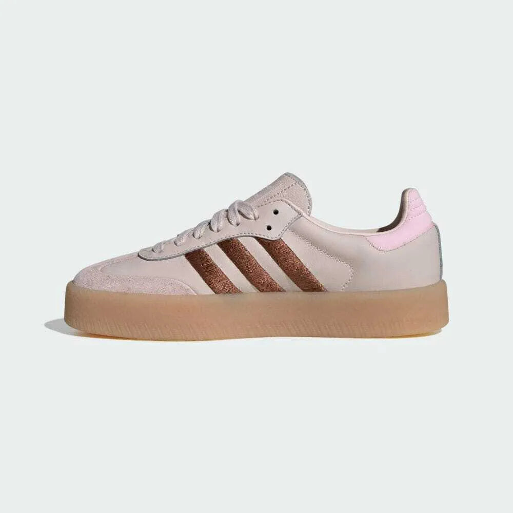 Giày Adidas Samba Vegan Light Pink Brown ID3737 - Ảnh 4