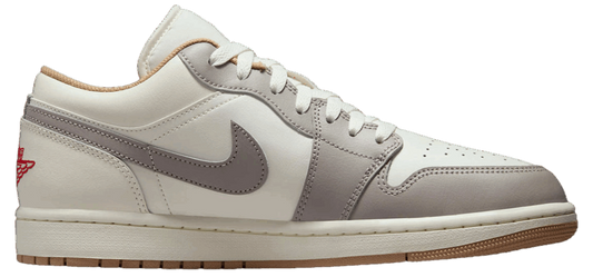 Giày Nike Air Jordan 1 Low ‘Red College Grey’ 553558-169 - 23trk.com