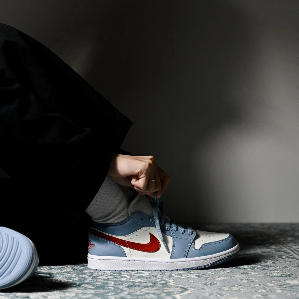 Giày Nike Air Jordan 1 Low ‘Blue Whisper’ DC0774-164 - Ảnh 7