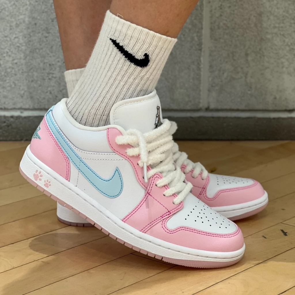 Giày Nike Air Jordan 1 Low 'Pink Foam' HM3706-141 - Ảnh 4