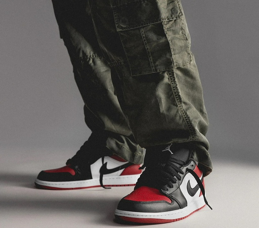Giày Nike Air Jordan 1 Low 'Bred Toe' 553558-612 - Ảnh 4