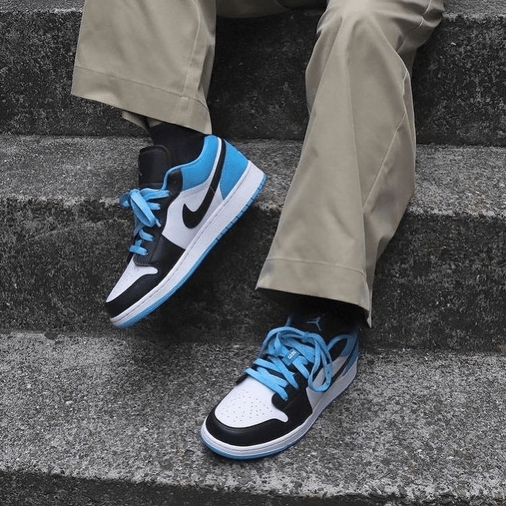 Giày Nike Air Jordan 1 Low SE 'Laser Blue' CK3022-004 - Ảnh 2
