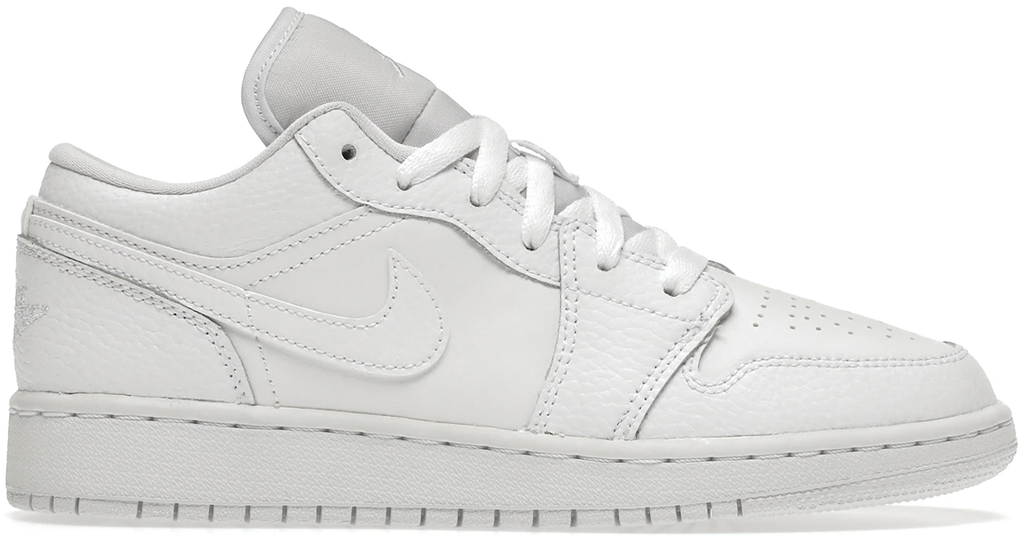 Giày Nike Air Jordan 1 Low ‘All White’ 553560-130 - 23trk.com