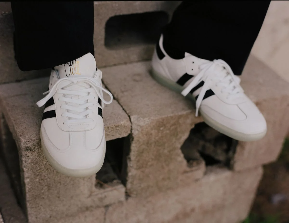 Giày Adidas x Dill Samba 'White Black' GZ4730 - Ảnh 4