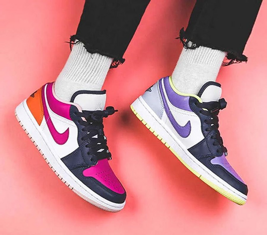Giày Nike Air Jordan 1 Low ‘Mismatched Magenta’ DJ4342-400 - Ảnh 2