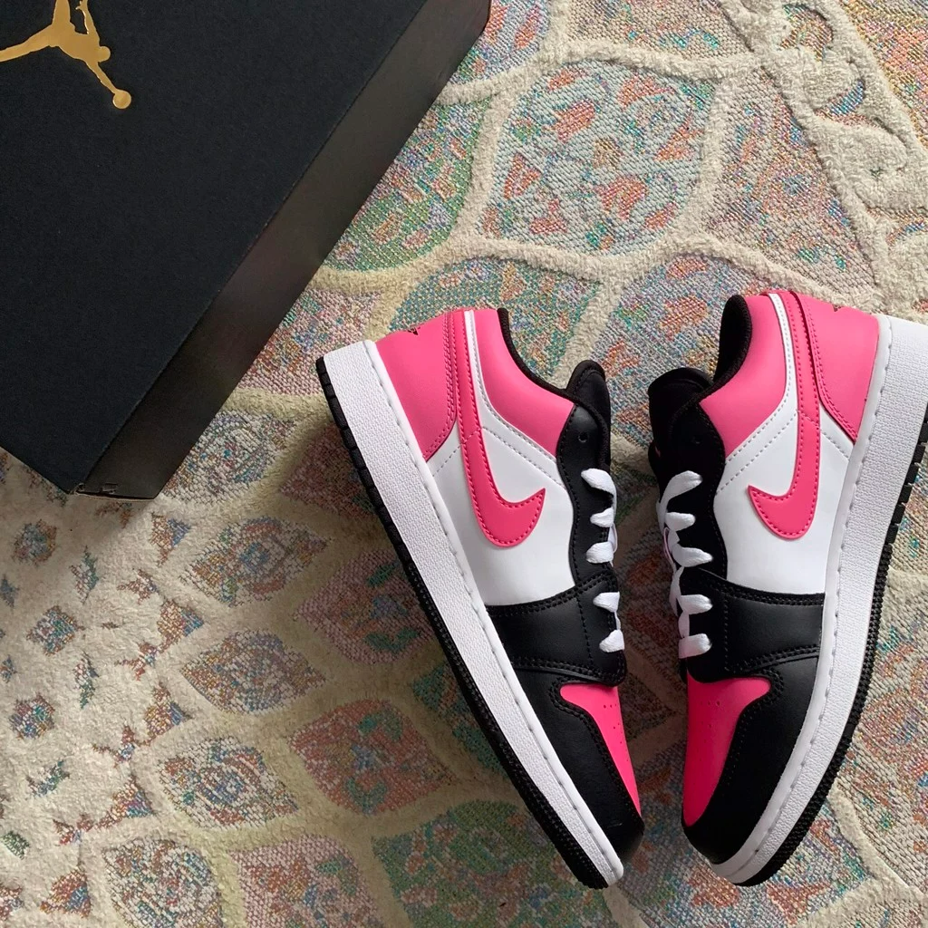 Giày Nike Air Jordan 1 Low GS 'Pinksicle' 554723-106 - Ảnh 2