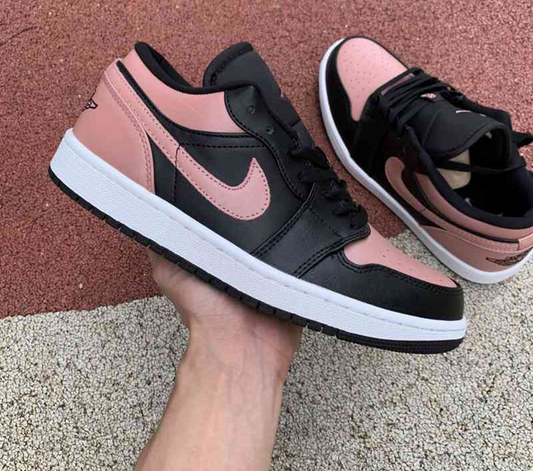 Giày Nike Air Jordan 1 Low GS 'Crimson Tint' 553560-034 - Ảnh 2