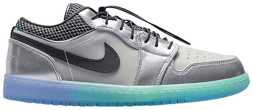 Giày Nike Wmns Air Jordan 1 Low SE ‘Metallic Silver Gradient’ DJ5199-109 - 23trk.com