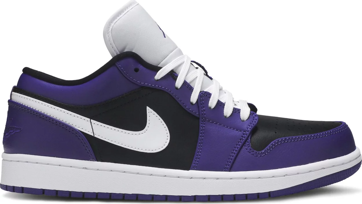 Giày Nike Air Jordan 1 Low ‘Purple Black’ 553558-501 - 23trk.com