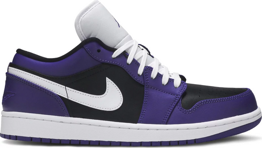 Giày Nike Air Jordan 1 Low ‘Purple Black’ 553558-501 - 23trk.com