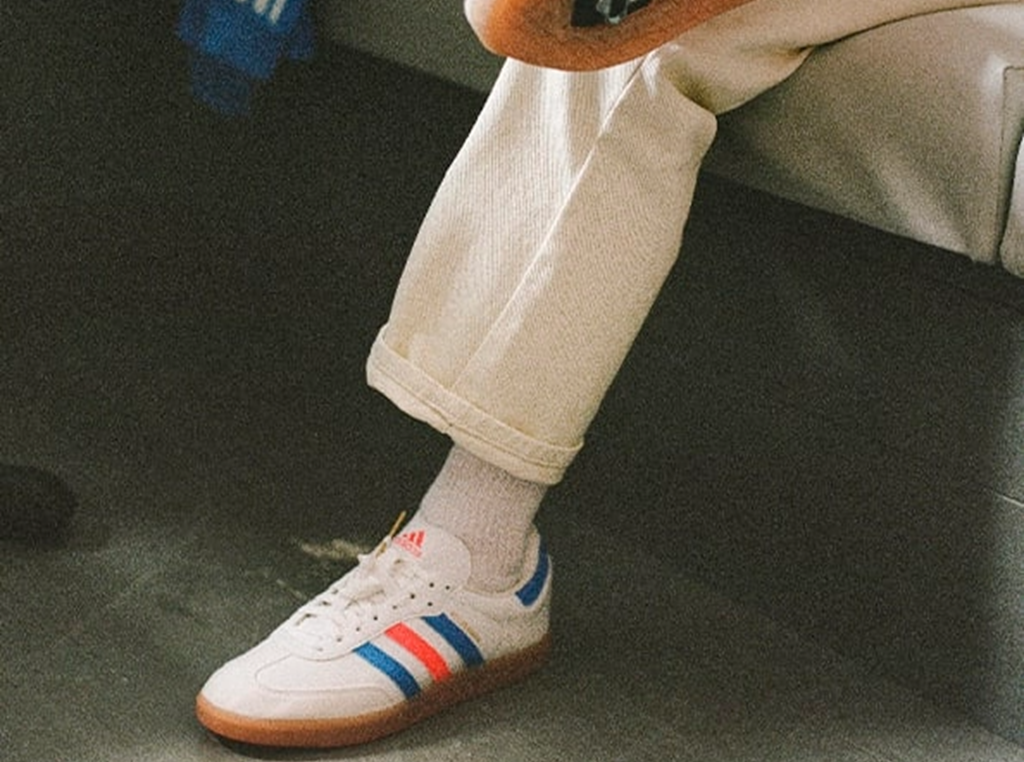Giày Adidas Velosamba ‘White Blue Rush Turbo’ GW5323 - Ảnh 3