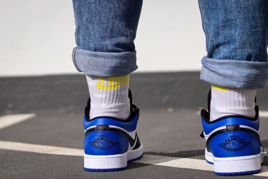 Giày Nike Air Jordan 1 Low 'Royal Toe' CQ9446-400 - Ảnh 4