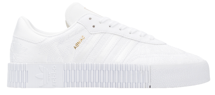 Giày Adidas Women’s Sambarose ‘Cloud White/Gold Metallic’ EG5158 - 23trk.com