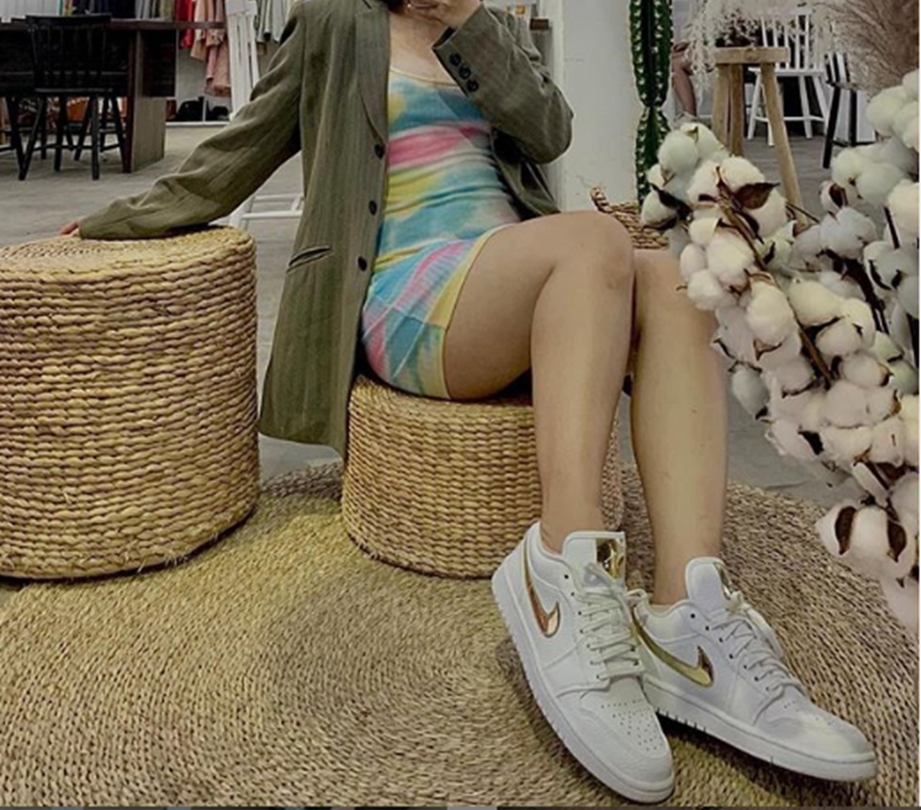 Giày Nike Air Jordan 1 Low 'White Metallic Gold' CZ4776-100 - Ảnh 3