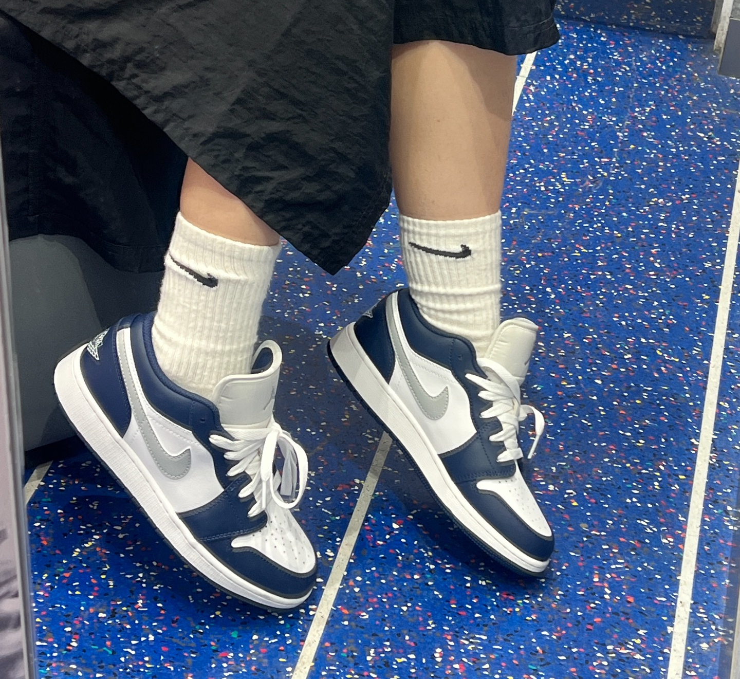 Giày Nike Air Jordan 1 Low ‘Midnight Navy’ 553558-141 - Ảnh 8