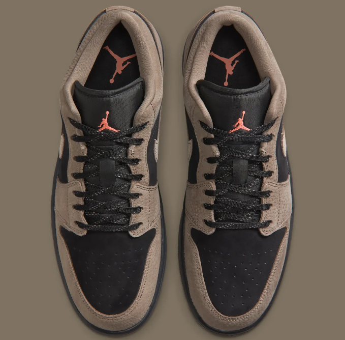 Giày Nike Air Jordan 1 Low SE ‘Olive Grey’ IB7109-005 - Ảnh 6