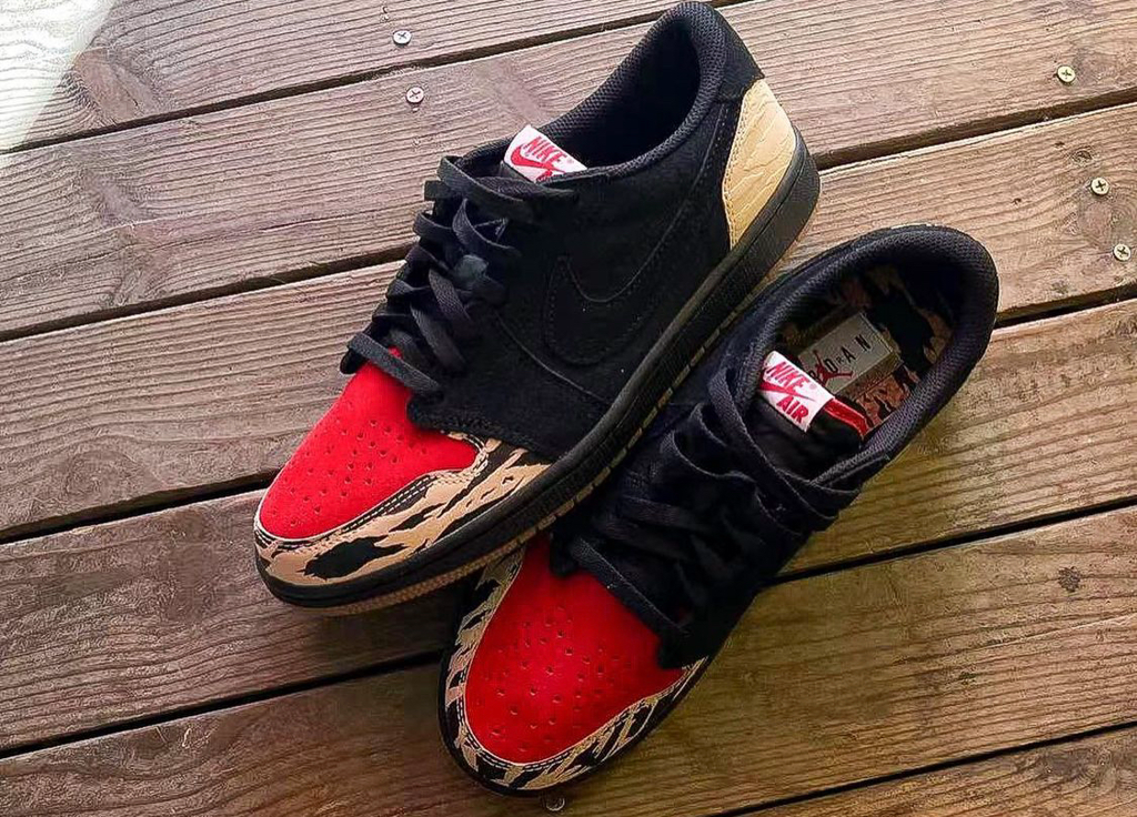 Giày Nike SoleFly x Air Jordan 1 Low Retro OG SP 'Everglades' DN3400-001 - Ảnh 5