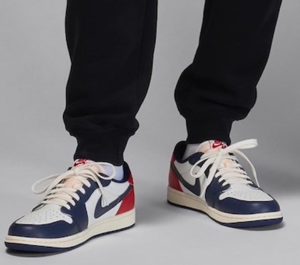 Giày Nike Air Jordan 1 Retro Low OG 'Howard University' HQ2993-100 - Ảnh 5