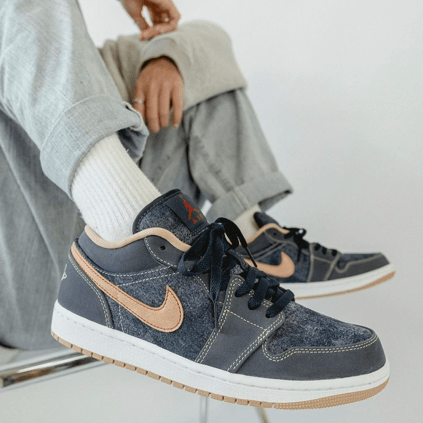 Giày Nike Air Jordan 1 Low SE 'Denim' DH1259-400 - Ảnh 2
