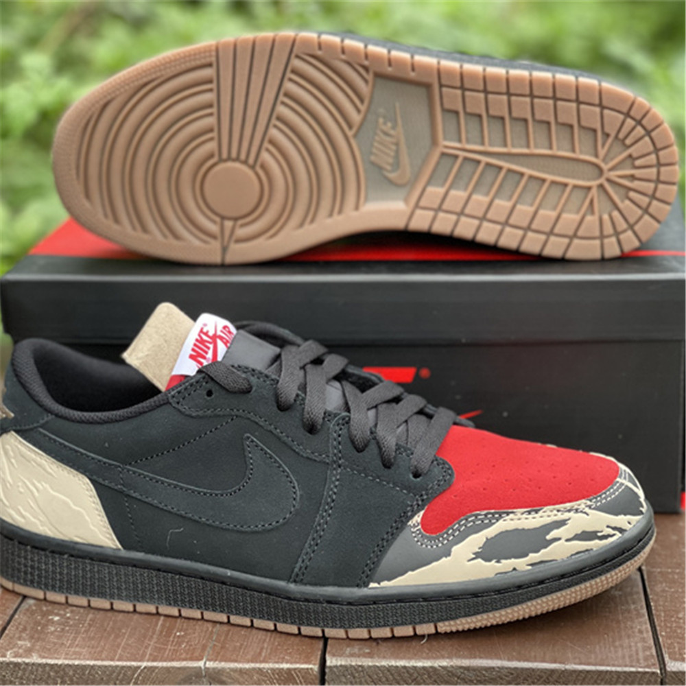 Giày Nike SoleFly x Air Jordan 1 Low Retro OG SP 'Everglades' DN3400-001 - Ảnh 2